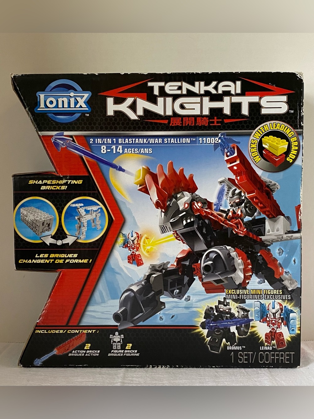 Ionix Tenkai Knights 2-in-1 Blastank War Stallion Set 11002 NEW In Box Sealed